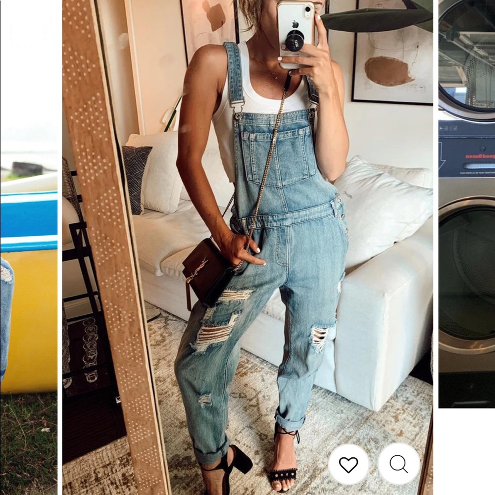 12th Tribe - Runaway Girl Denim Overalls